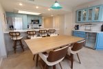 The Dining Table Sits Six Guest